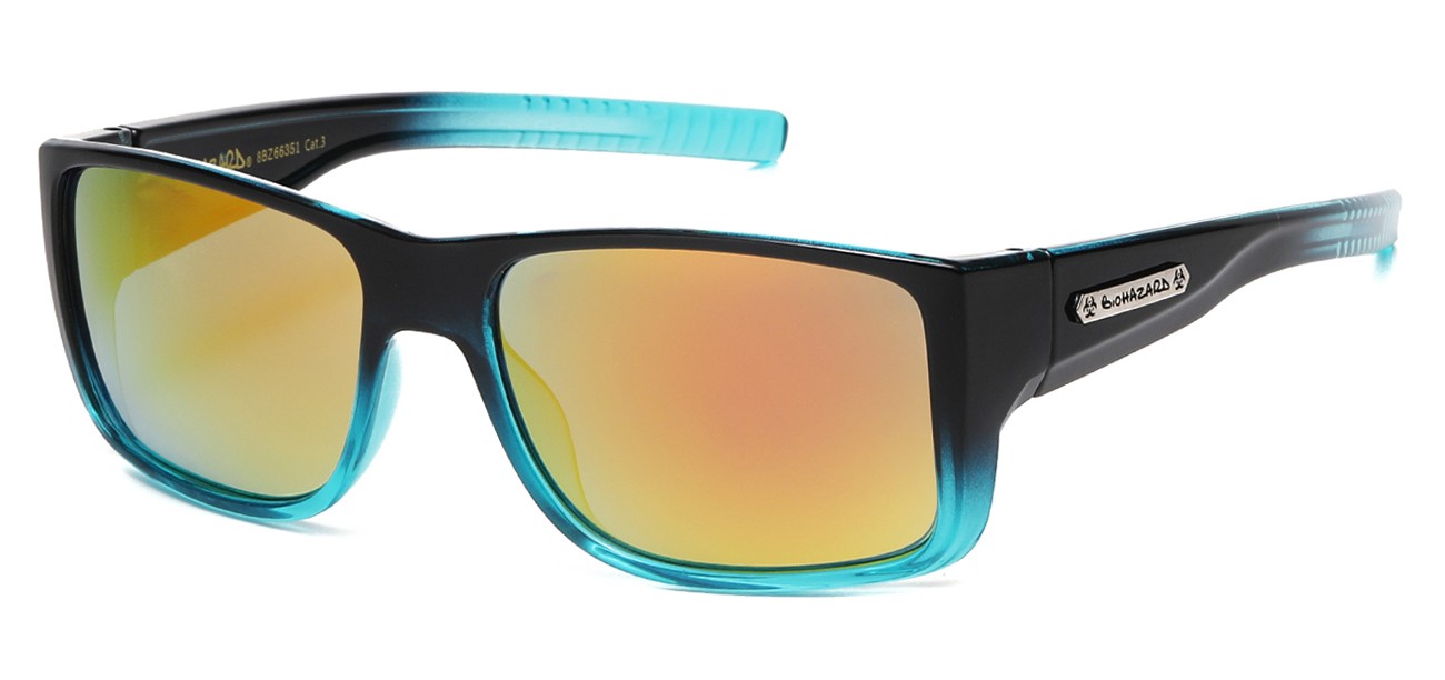 Biohazard Square Frame Sunglasses bz66351
