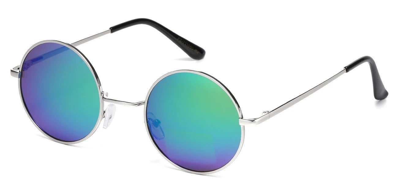 Polarized Metallic Round Shades pz-711050-rv