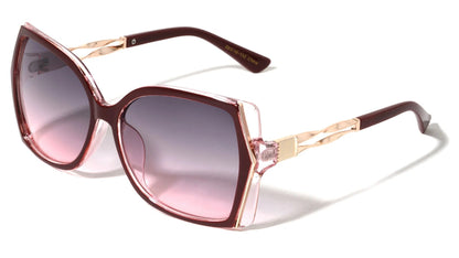 Crystal Color  Butterfly Sunglasses p30639