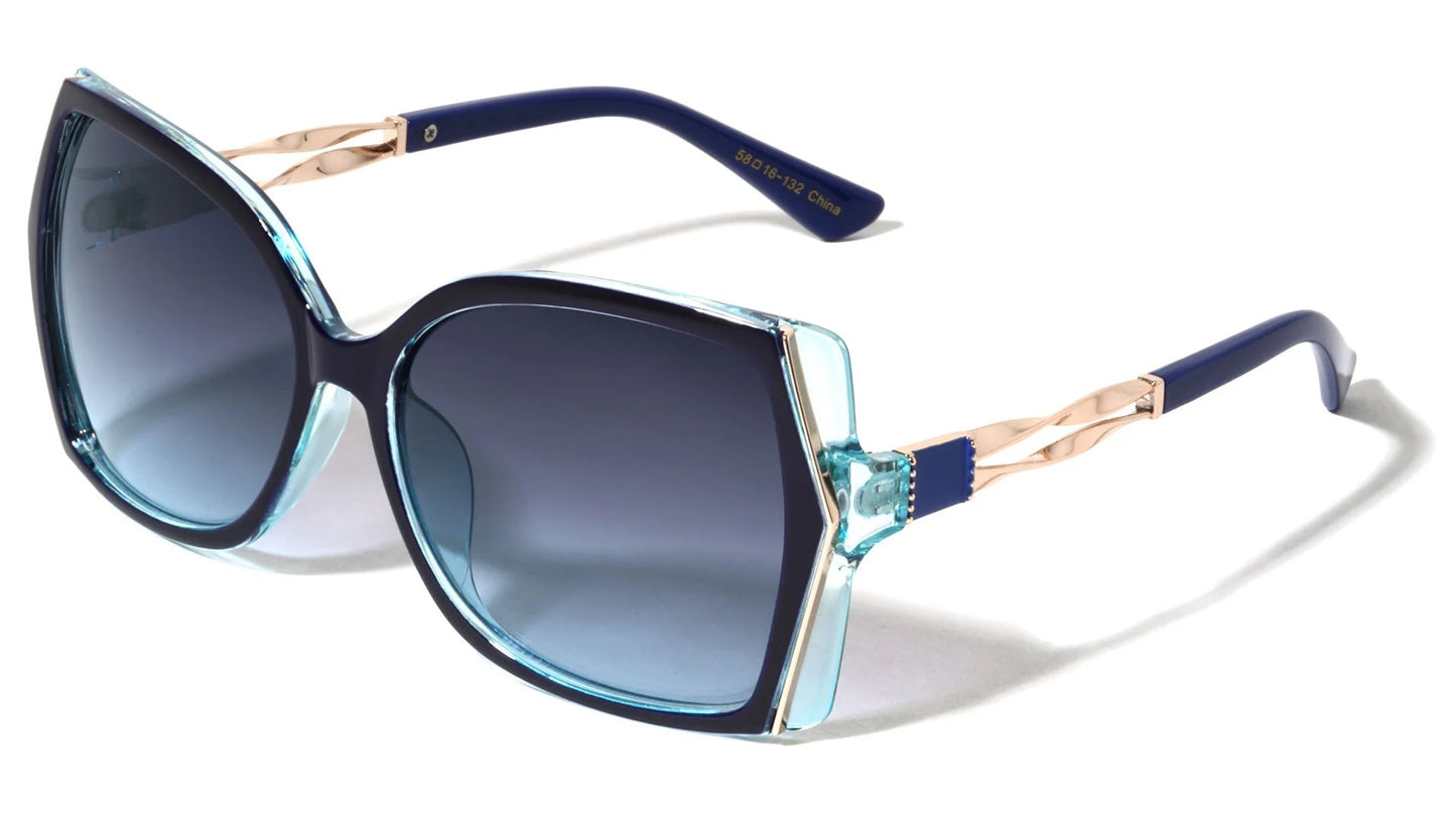 Crystal Color  Butterfly Sunglasses p30639