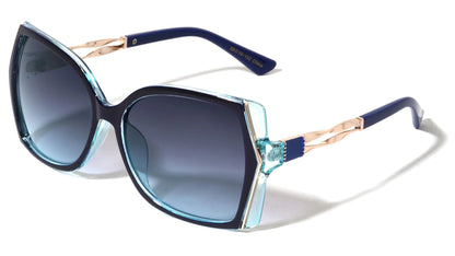 Crystal Color  Butterfly Sunglasses p30639