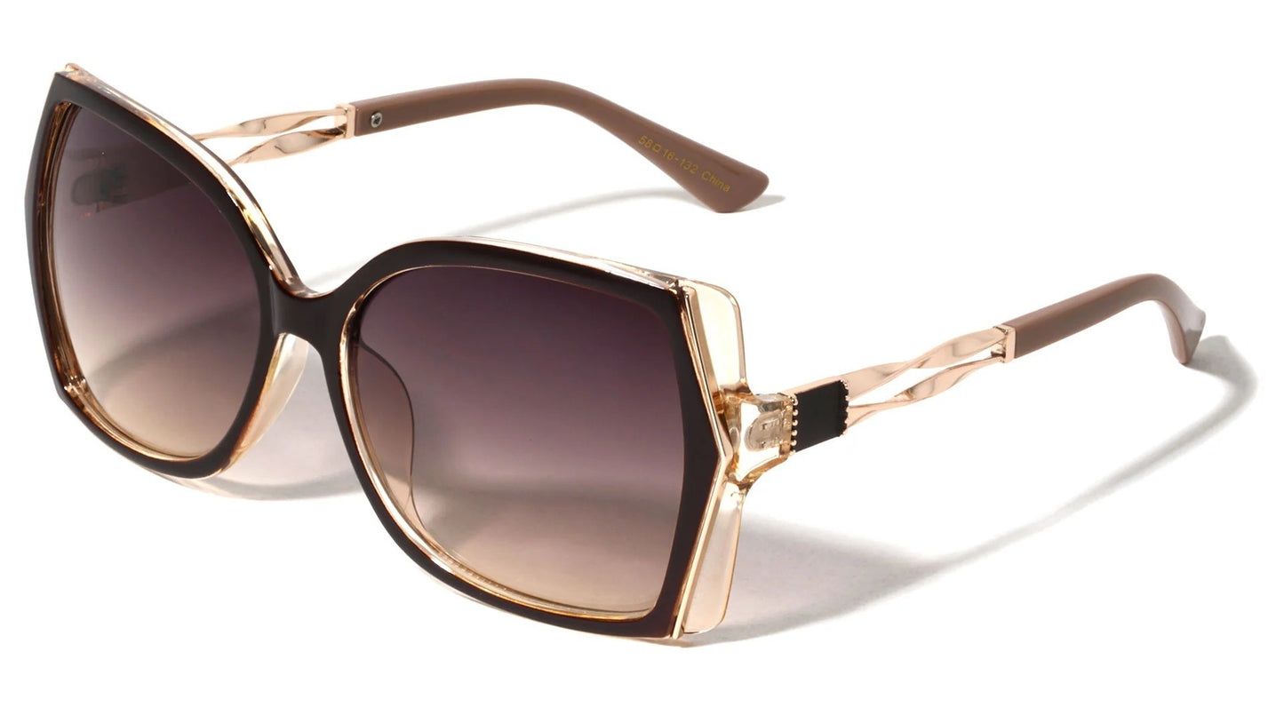 Crystal Color  Butterfly Sunglasses p30639
