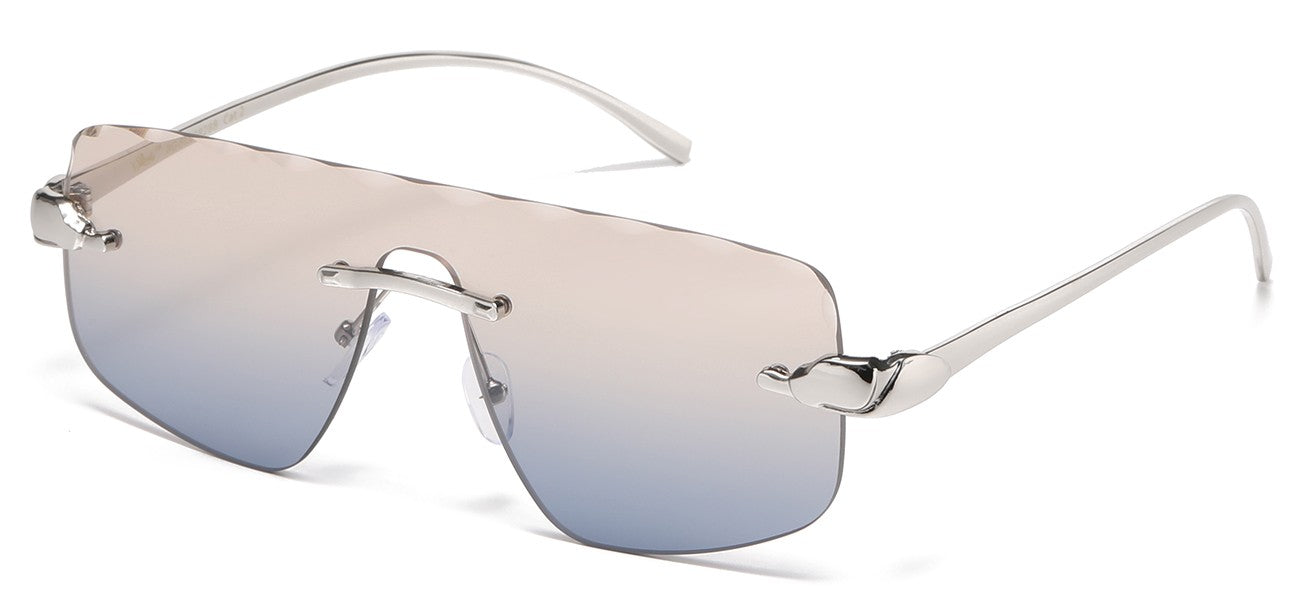 Giselle Metallic Rimless Sunglasses gsl28288