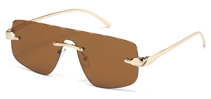 Giselle Metallic Rimless Sunglasses gsl28288