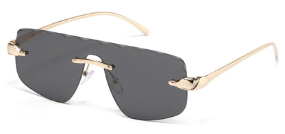 Giselle Metallic Rimless Sunglasses gsl28288