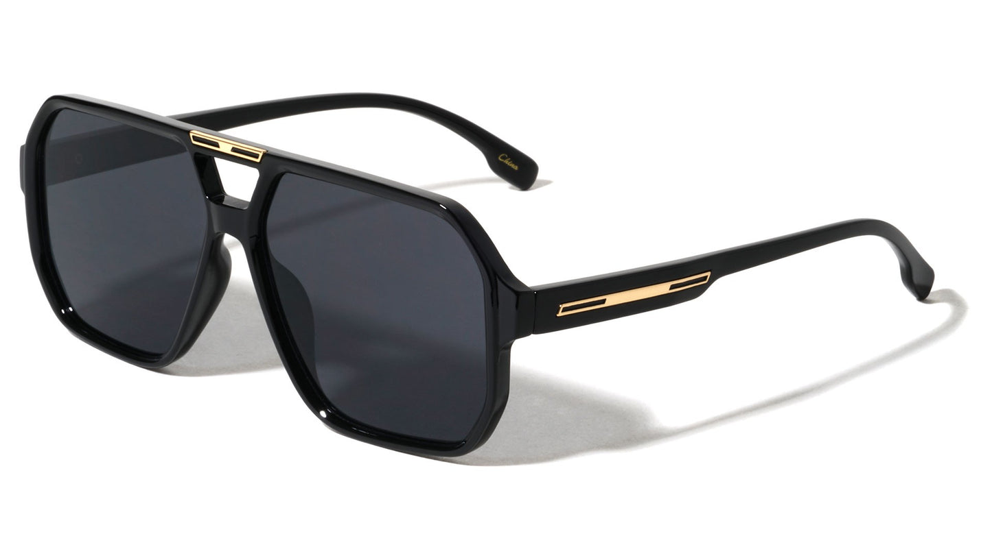 Modern Geometric Aviator Sunglasses p30647