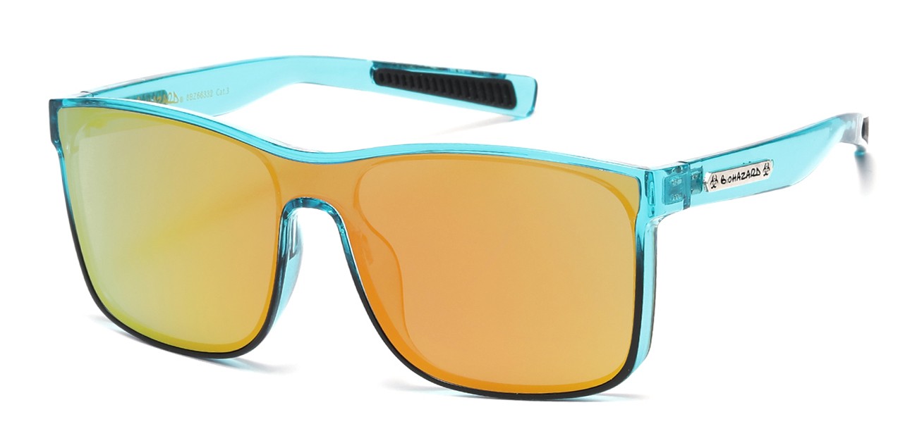 Biohazard One Piece Square Sunglasses bz66332