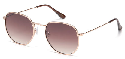 Classic  Metallic Square Sunglasses 711056