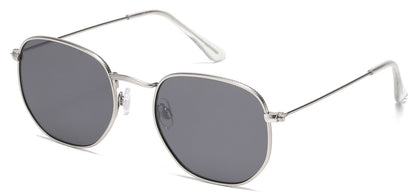 Classic  Metallic Square Sunglasses 711056