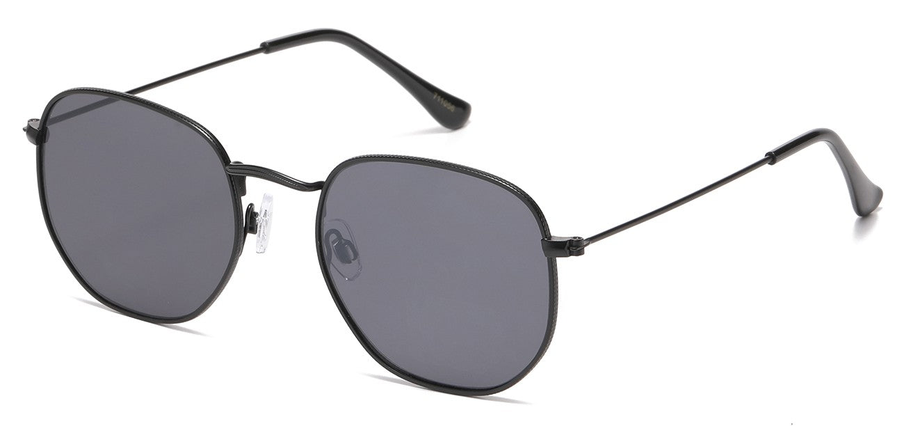 Classic  Metallic Square Sunglasses 711056