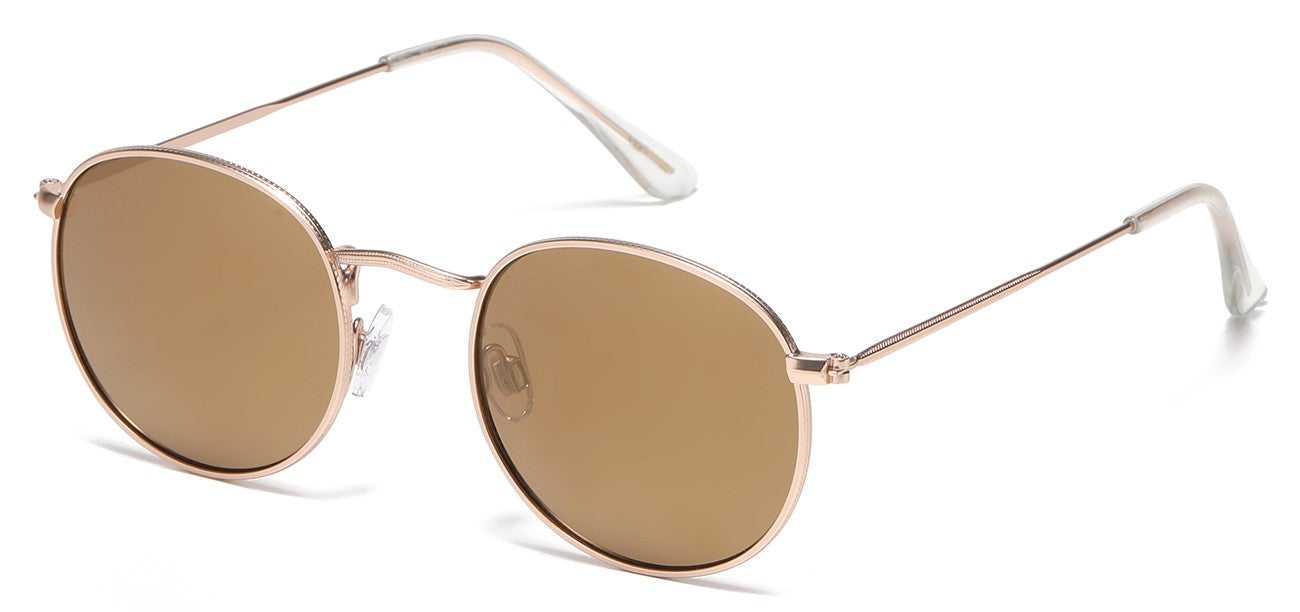 Classic Metallic Round Sunglasses 711057