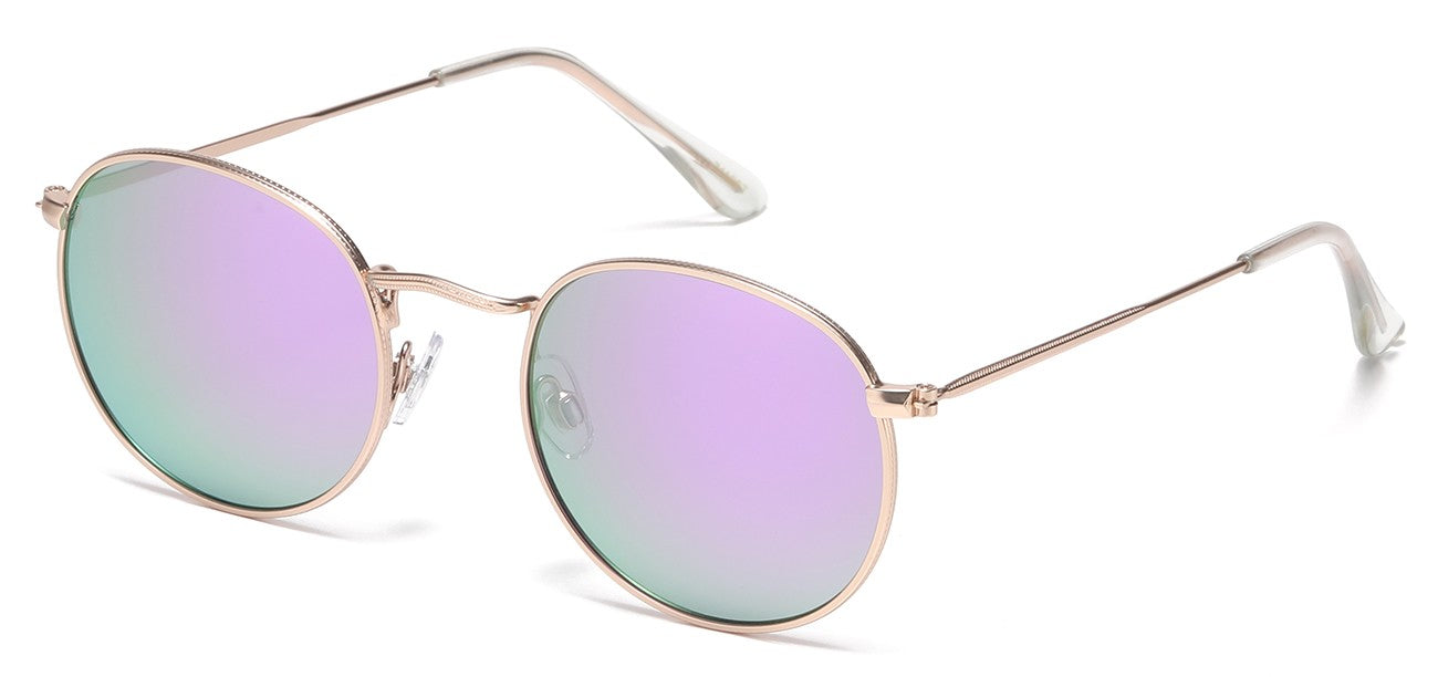 Classic Metallic Round Sunglasses 711057