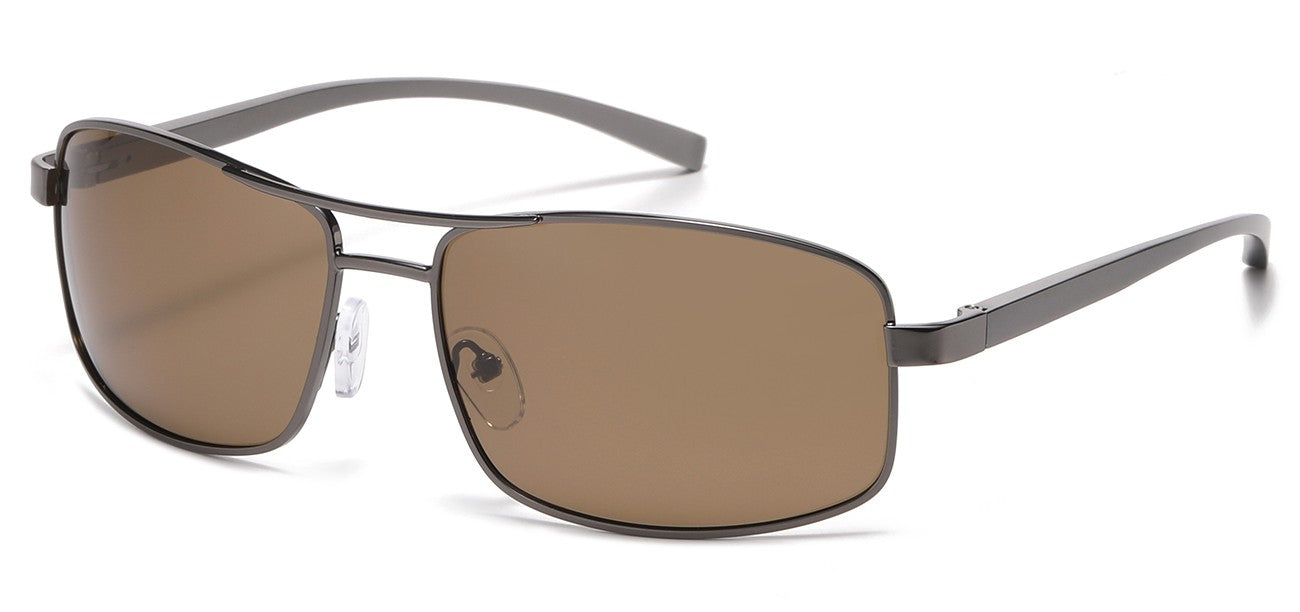 Polarized Metallic Square Aviator pz-av5212