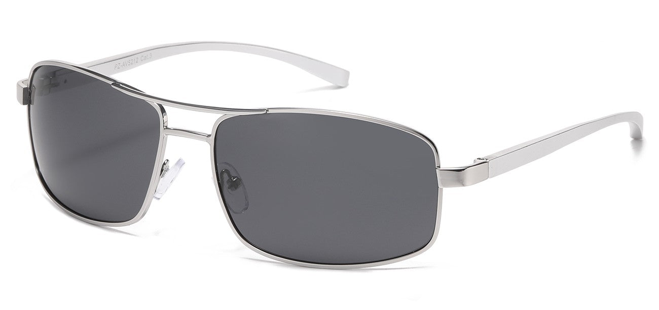 Polarized Metallic Square Aviator pz-av5212