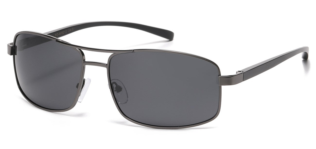 Polarized Metallic Square Aviator pz-av5212