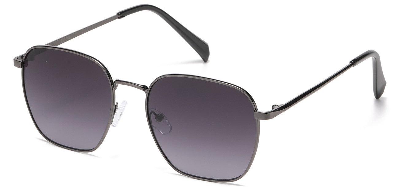 Classic  Metallic Square Sunglasses 711058