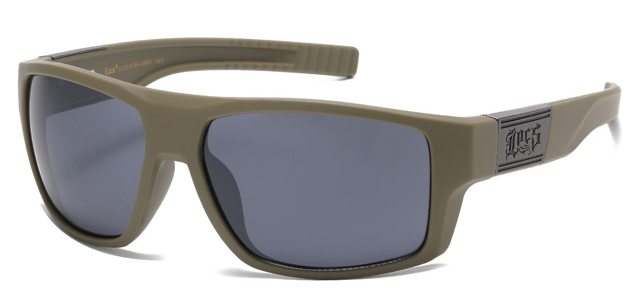 Locs Square Sunglasses loc91195-army