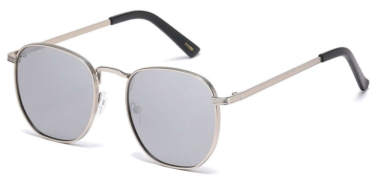 Classic  Metallic Square Sunglasses 711060