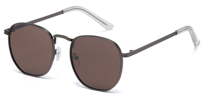 Classic  Metallic Square Sunglasses 711060