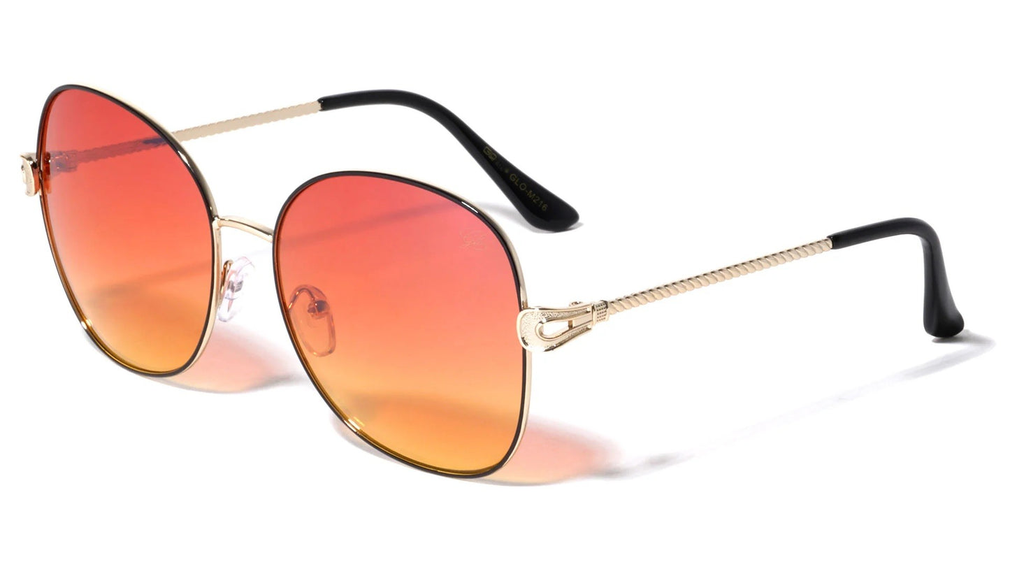 GLO Metallic Butterfly Sunglasses glo-m216