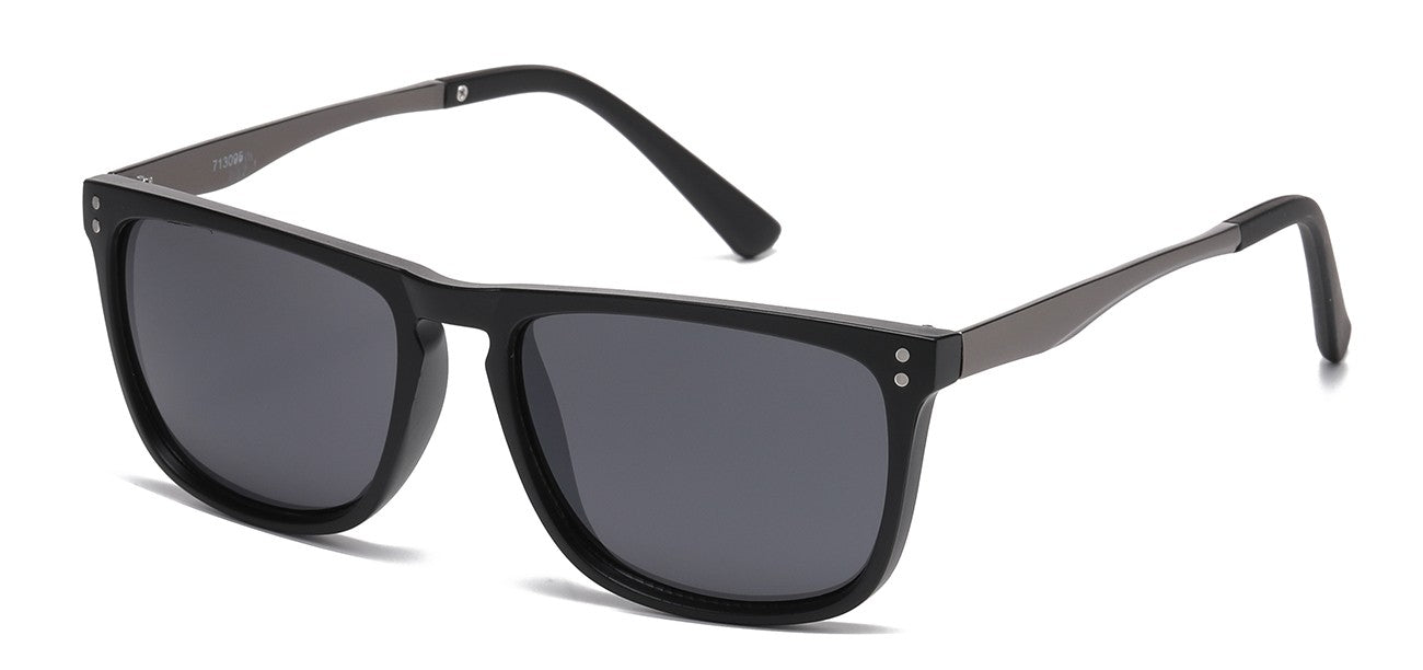 Classic Metallic Square Sunglasses 713095