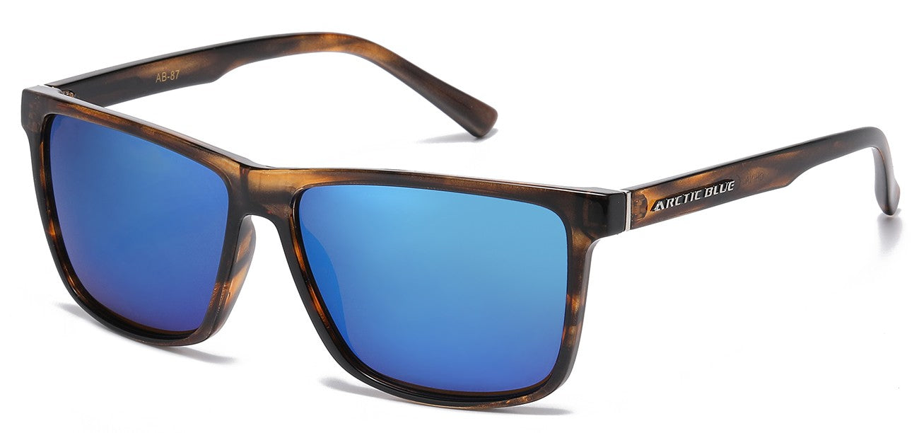 Arctic Blue Square Frame Sunglasses ab-87