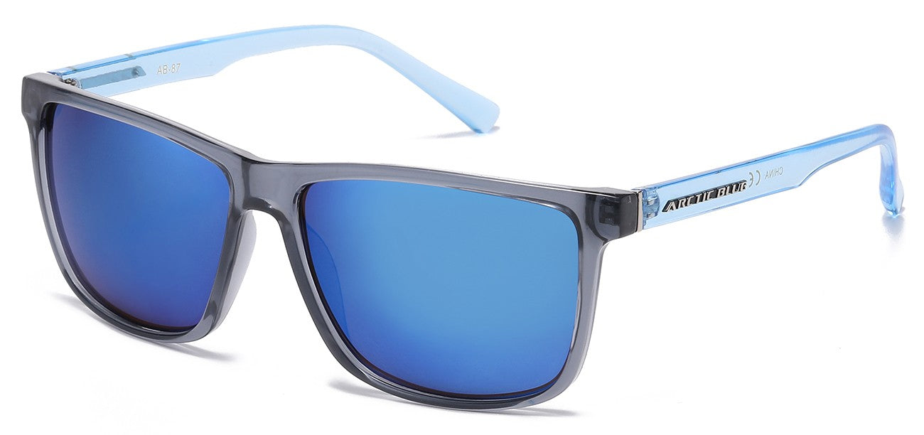 Arctic Blue Square Frame Sunglasses ab-87