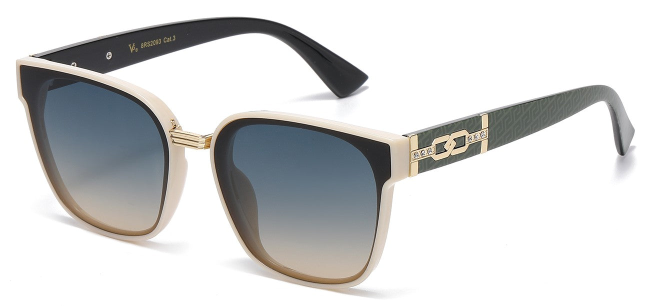 Rhinestone Square Frame Sunglasses rs2093