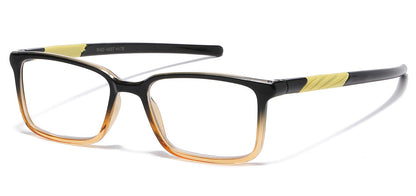 Readers Two-Tone Square Frame r492-asst