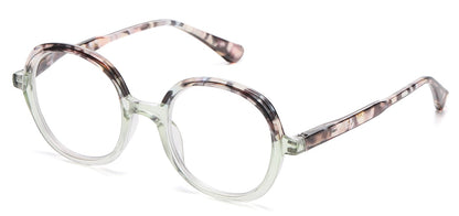 Readers Two-Tone Round Frame r502-asst