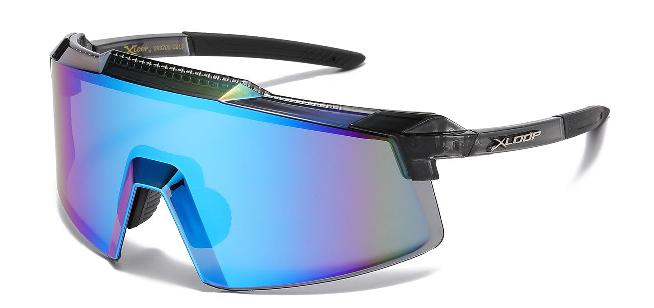 Xloop Semi-Rimless Shield Sunglasses x3700