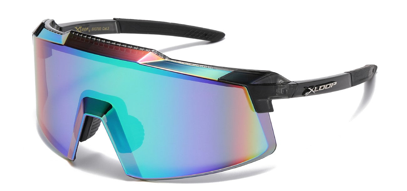 Xloop Semi-Rimless Shield Sunglasses x3700