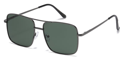 Polarized Square Metallic Aviator pz-af125