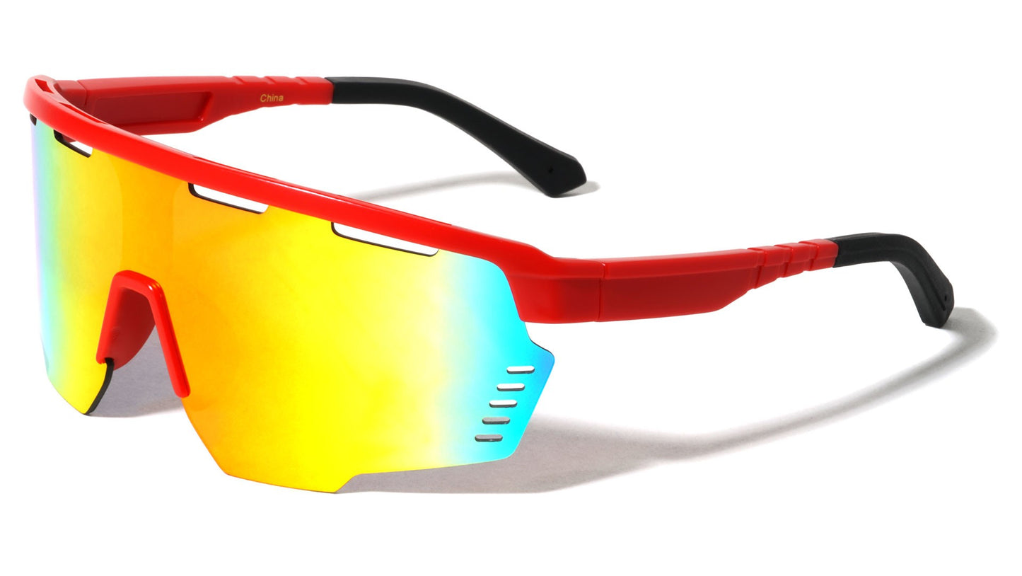 Semi Rimless Cutout Shield Lens bp0292-cm