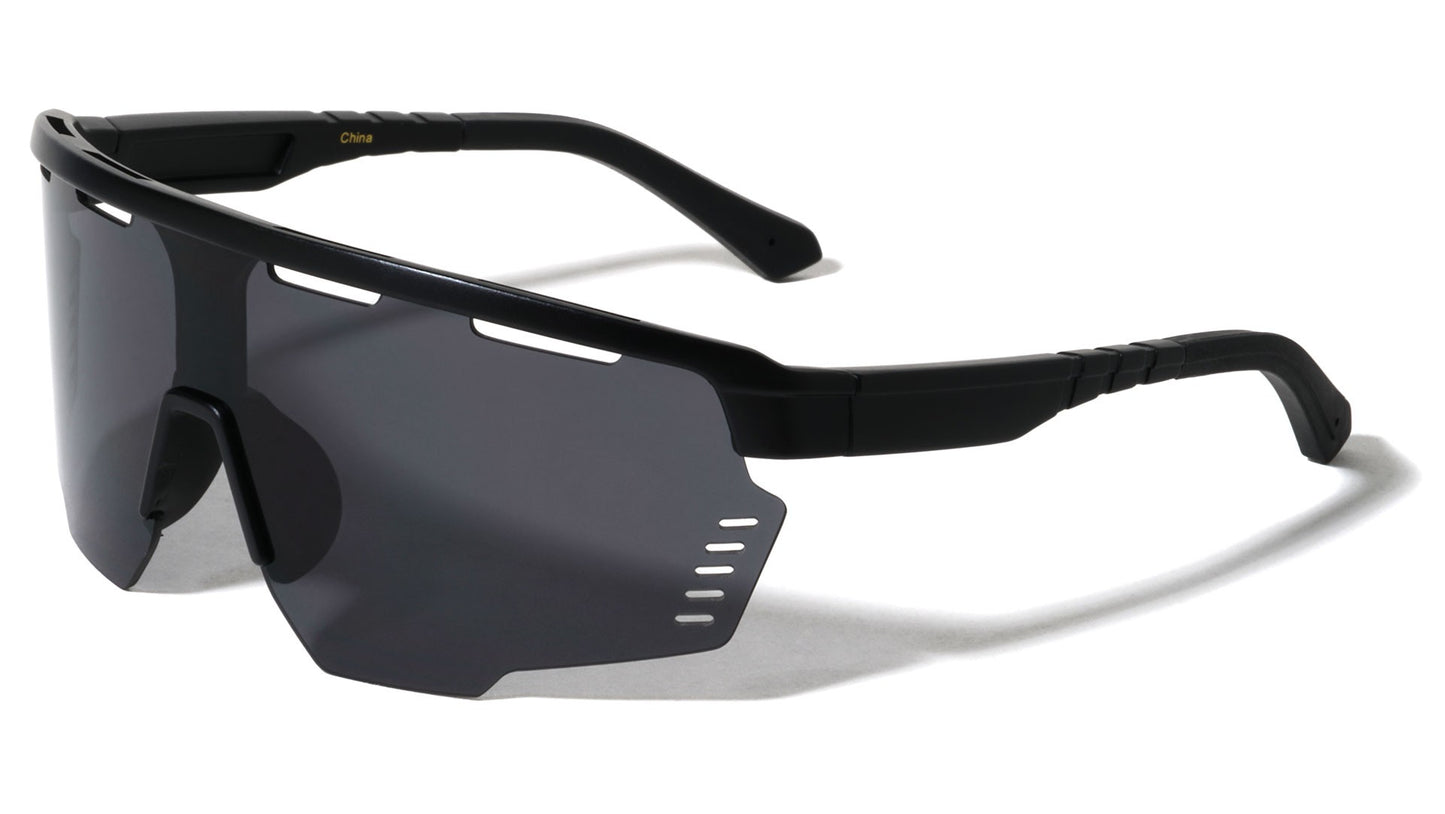Semi Rimless Cutout Shield Lens bp0292-cm