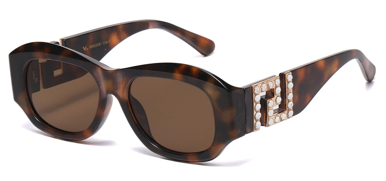 Rhinestone Gem Adorned Frame rs2091