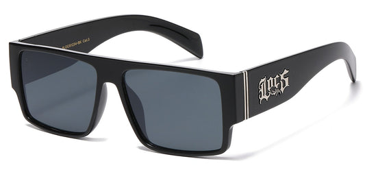 Locs Black Square Sunglasses loc91234-bk