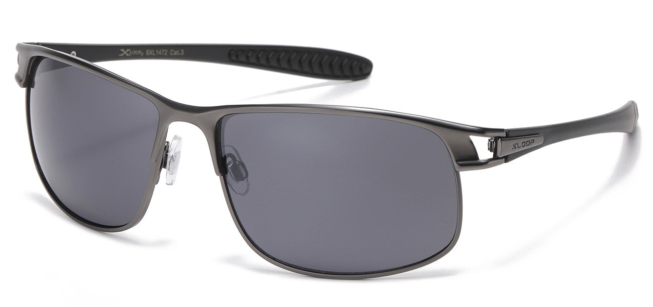 Xloop Metallic Square Frame Shades xl1472