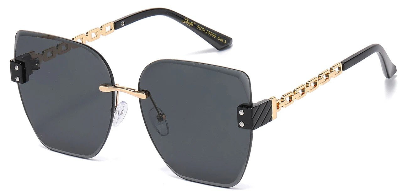 Giselle Metallic Square Sunglasses gsl28299