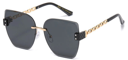 Giselle Metallic Square Sunglasses gsl28299