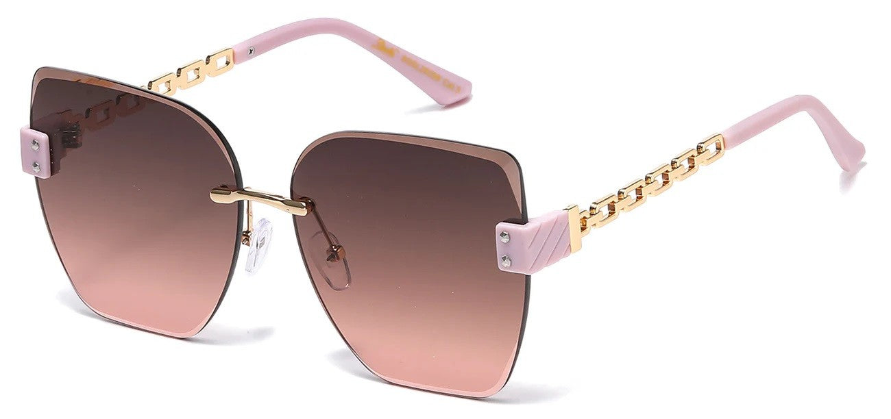 Giselle Metallic Square Sunglasses gsl28299