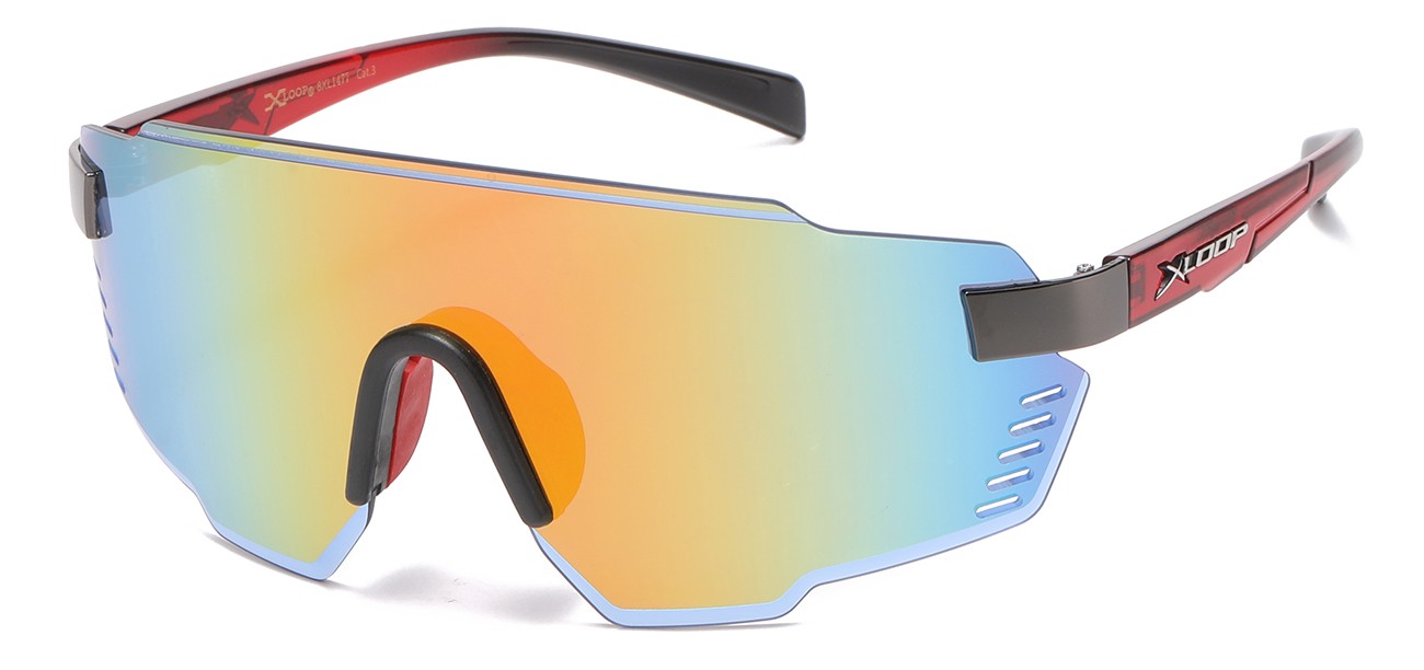 Xloop Metallic Shield Sunglasses xl1477