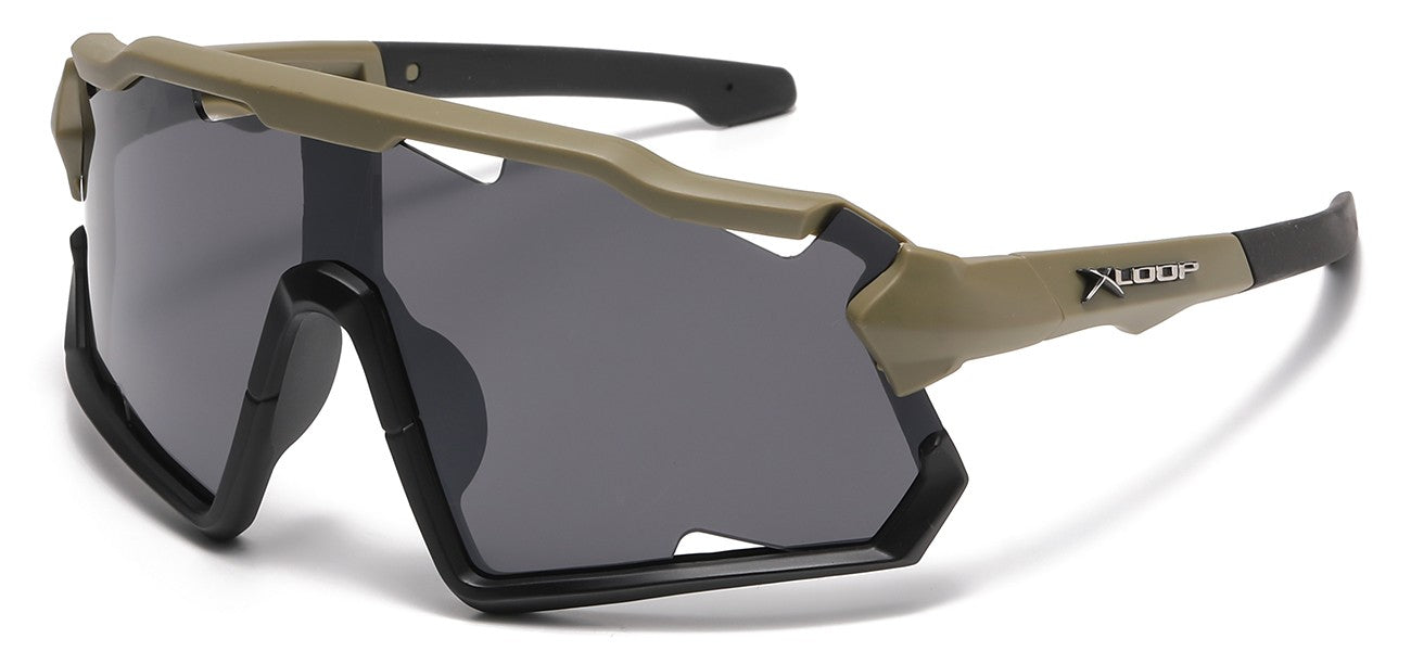 Xloop Sports Shield Sunglasses x3713-army