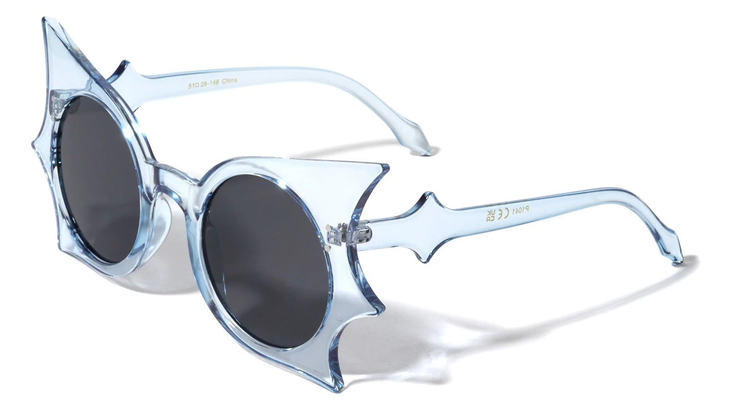Crystal Color Wing Shape Sunglasses  p1041