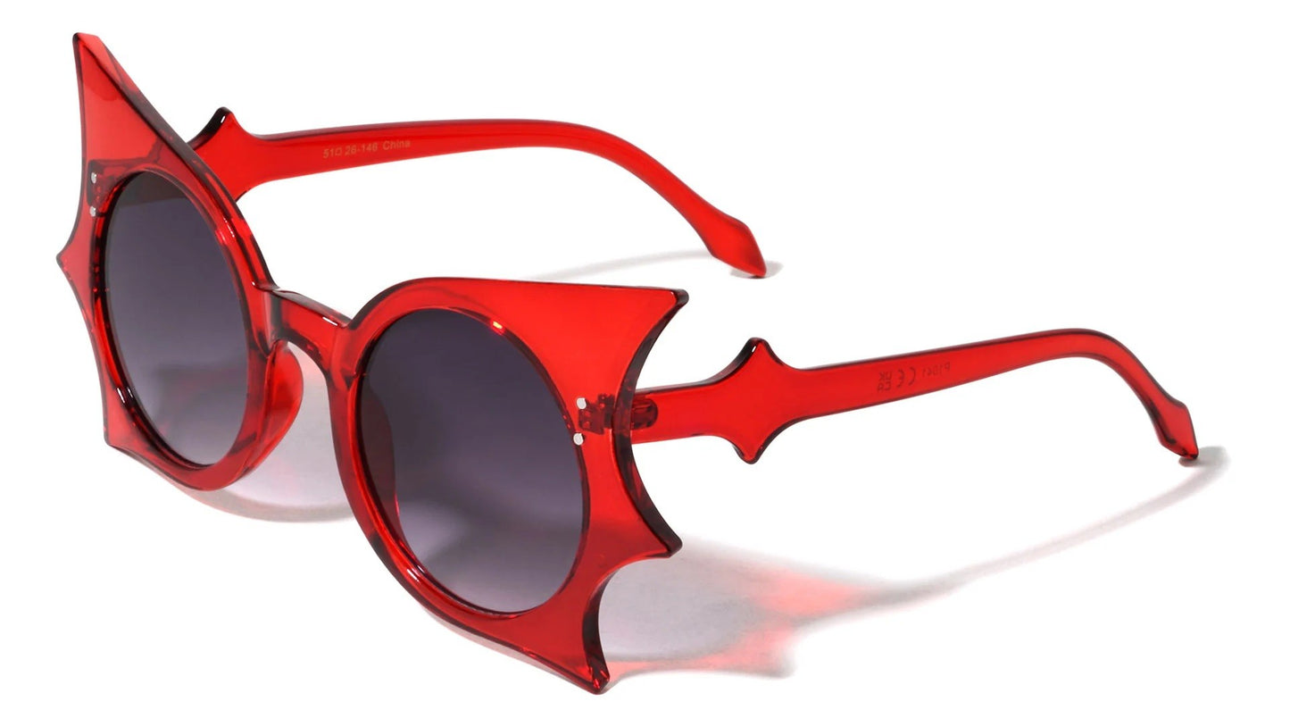 Crystal Color Wing Shape Sunglasses  p1041