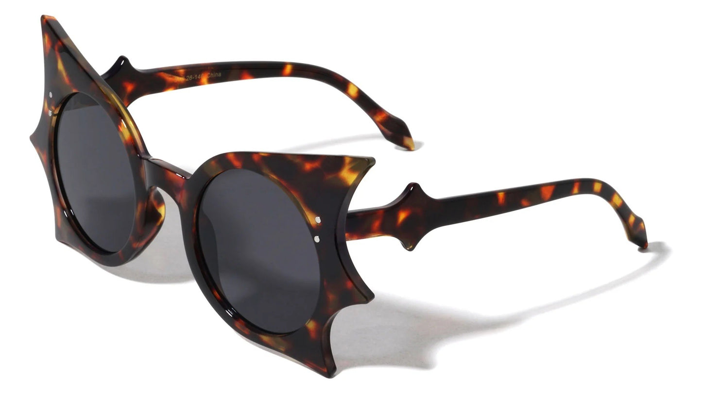 Crystal Color Wing Shape Sunglasses  p1041