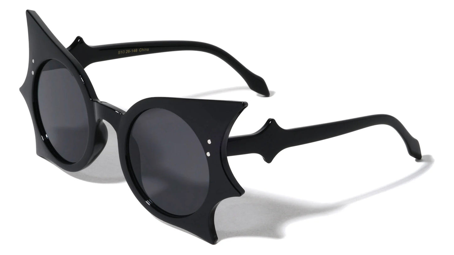 Crystal Color Wing Shape Sunglasses  p1041