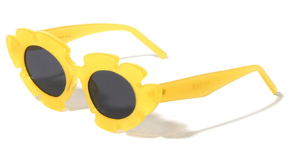 Crystal Color Flower Frame Sunglasses p1047