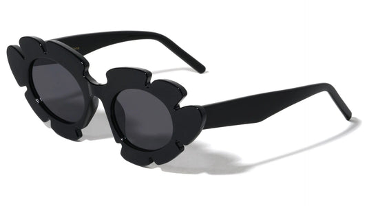 Crystal Color Flower Frame Sunglasses p1047