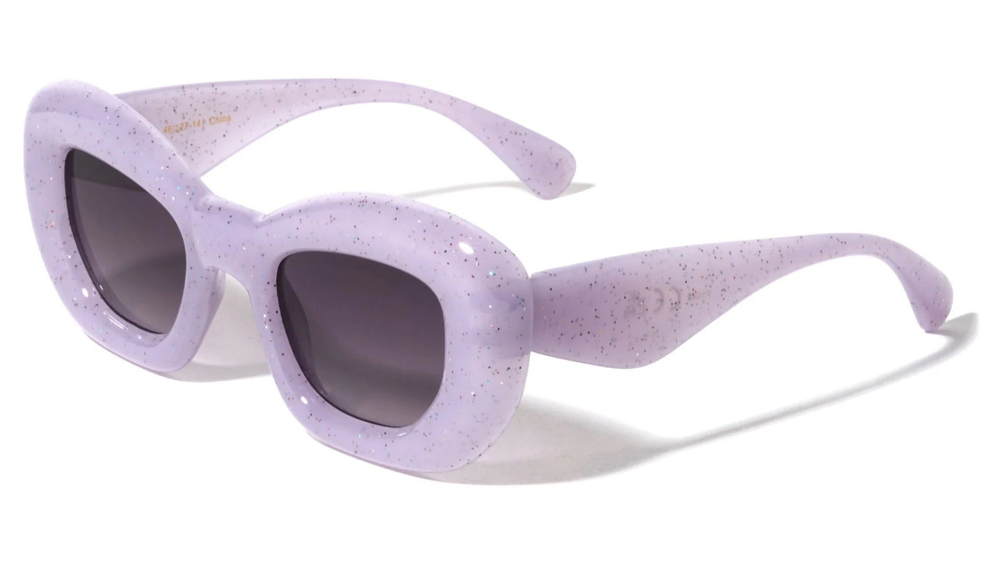 Glitter Frame Cat Eye Sunglasses p1048